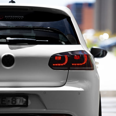 VW Golf Mk6 Sequential LED Tail Lights - Limited Edition Midnight Red